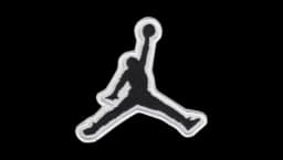 Jordan Logo Patch - Black/White