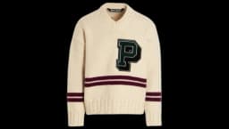 College V-Neck Sweater - Butter Purple