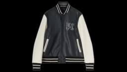 PA Monogram Classic Varsity Jacket - Black