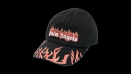 Flames Logo Baseball Cap - Black/Orange