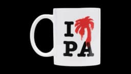 I Love PA Ceramic Mug - White/Red/Black
