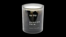 Burning Palm Scented Candle 440g - Black