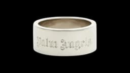 Logo Band Ring - Silver