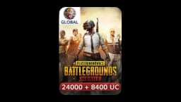 PUBG Mobile 24000+8400 UC Key GLOBAL