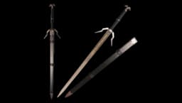 Game Cosplay Prop Geralt Sword - Silver
