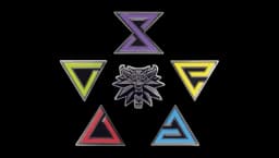 The Witcher Wild Hunt Enamel Pin Set - Multicolor