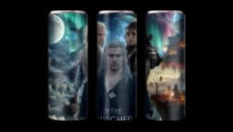 The Witcher Skinny Tumbler Wrap