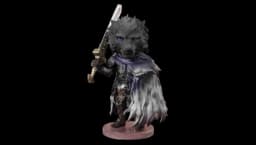 Blaidd The Half-Wolf Mini Action Figure