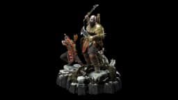 Kratos And Atreus Valkyrie Armor Statue