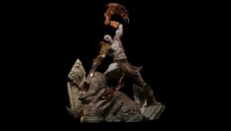Kratos VS Kraken Statue