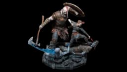 Kratos and Atreus Stone Mason's Collector's Edition Statue