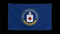 CIA Logo Flag - Blue