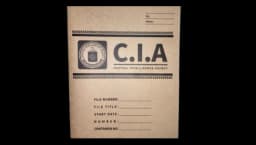Prop CIA Secret Documents Folder