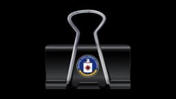 CIA Logo Paperclip - Black
