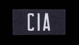 CIA Patch - Black
