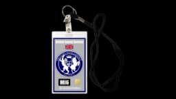 Security Badge MI6 British Intelligence Prop Replica