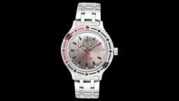 KGB Logo Dial Stainless Steel Watch - 420457