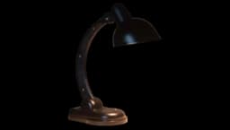 KGB USSR Table Vintage Desk Lamp - Black