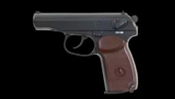 Soviet PM Makarov Pistol CO2 Replica - Black