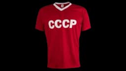 USSR 1970's Retro Football Shirt - Red/White