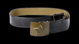 Soviet WW2 Vintage Belt - Black/Green