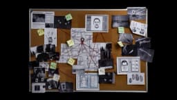 Fabric Spy Theme Detective Board 20x10ft