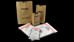 Paper and Plastic Evidence Bags