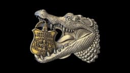 FBI Florida Alligator Challenge Coin