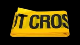 Crime Scene Do Not Cross Tape 3 X 100 - Yellow
