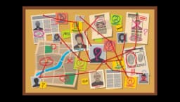 3.5x3m Fabric Spy Agent Detective Backdrop