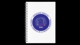 DGSI Logo Spiral Notebook - White