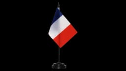 France Mini Desk Flag