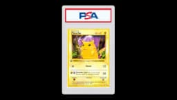 Pikachu Yellow Cheeks 1999 1st Edition #58/102 - PSA 7
