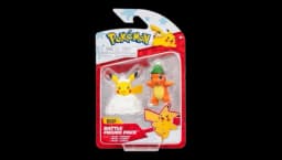 Battle Holiday Pikachu Charmander Set