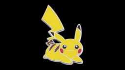 Pikachu Metallic Pin - Yellow