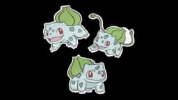 Bulbasaur Stickers 3-Pack