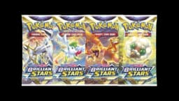 TCG Sword & Shield Brilliant Stars Booster Pack 10 Cards