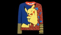 Pikachu Print Sweatshirt - Multicolor