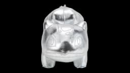 Pokemon 25th Celebration Bulbasaur Soft Toy - Silver