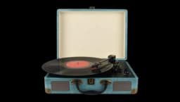 Vintage 3-Speed Bluetooth Record Player