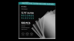 100 Vinyl Record Sleeves Outer – Crystal Clear