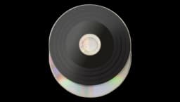 Blank Mini 8cm Black Vinyl CD-R