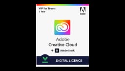 Creative Cloud & Adobe Stock For Teams - 1 Year License