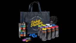 Bag Pack 12 Spray Cans - Multicolor