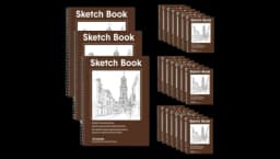 8.5 x 11'' Spiral Sketch Book Pads 24 Pcs