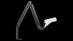 Boom Arm Microphone Stand - Black