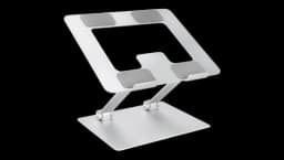 Portable Ergonomic Laptop Stand - Silver