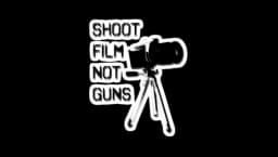 Shoot Film, Not Guns Sticker
