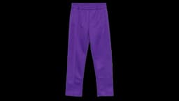 Curved Logo Track Pants - Purple