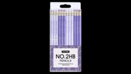Pre-Sharpened Pencils Number 2 Set Of 12 - Purple